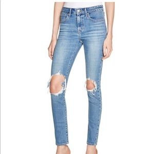 Levi 721 high rise skinny denim